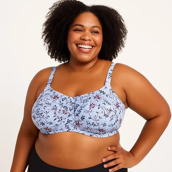 Breezies 42DD Wire-Free Bra Bundle 3 Pack QVC Full Coverage Comfort - Picture 2 of 14